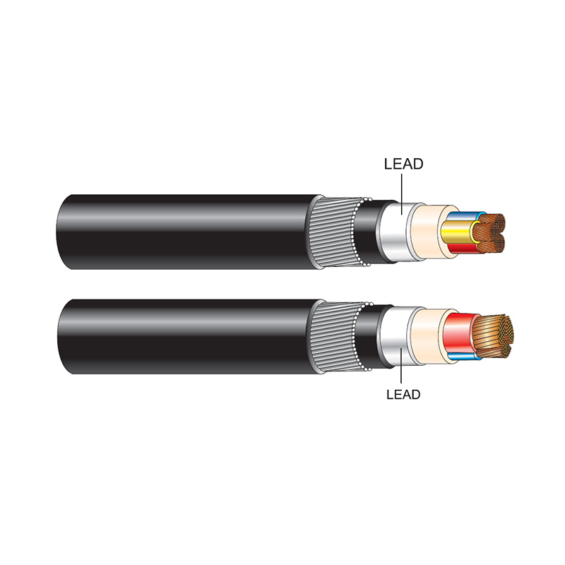 Low Voltage Lead Sheathed Armoured 3-Core Lead Sheathed Cable Conductors 600/1000 volts LV Leads sheathed
